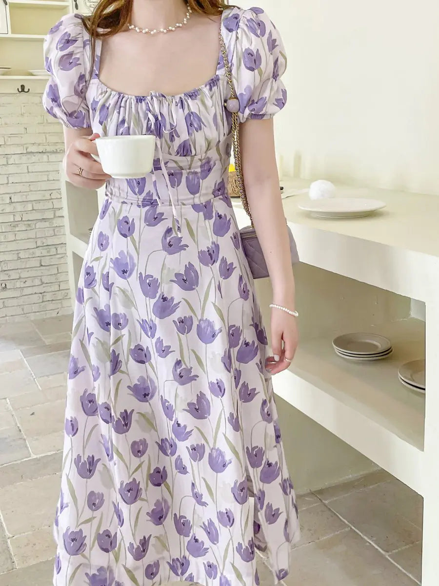 Cotton Embroidered Dress in Hainan Vacation Style
